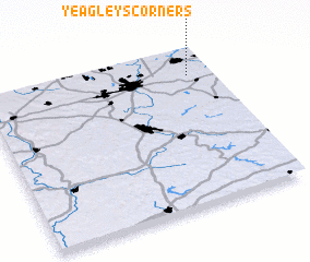 3d view of Yeagleys Corners