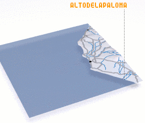 3d view of Alto de la Paloma