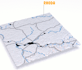 3d view of Rhoda