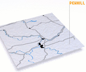 3d view of Pew Hill