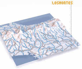 3d view of Los Montes