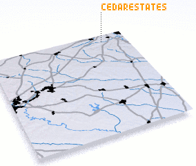 3d view of Cedar Estates