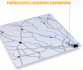 3d view of Paradise Village Mobile Home Park