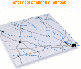 3d view of Azalea Plaza Mobile Home Park