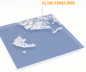 3d view of El Salto de Limón