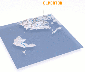 3d view of El Pontón