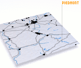 3d view of Piedmont