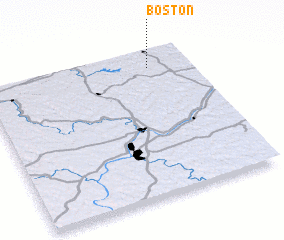 3d view of Boston