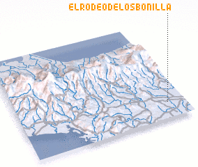 3d view of El Rodeo de los Bonilla