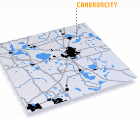 3d view of Cameron City