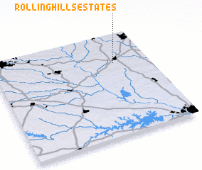 3d view of Rolling Hills Estates