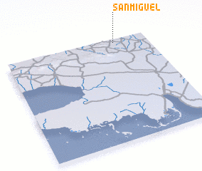 3d view of San Miguel