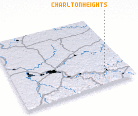 3d view of Charlton Heights