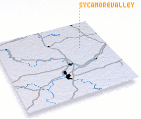 3d view of Sycamore Valley