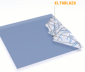 3d view of El Tablazo