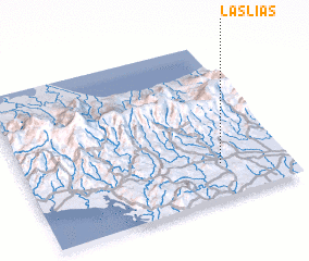 3d view of Las Lías