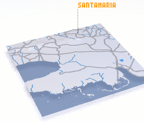 3d view of Santa María