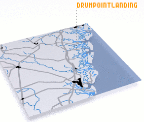 3d view of Drum Point Landing