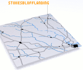 3d view of Stokes Bluff Landing