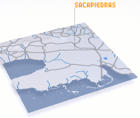 3d view of Saca Piedras