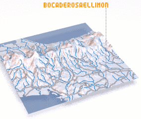 3d view of Boca de Rosa el Limón