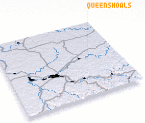 3d view of Queen Shoals