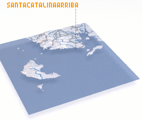 3d view of Santa Catalina Arriba