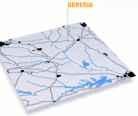 3d view of Armenia