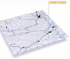 3d view of Cove Creek