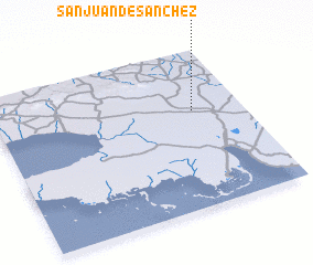 3d view of San Juan de Sánchez