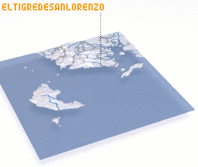 3d view of El Tigre de San Lorenzo