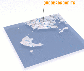 3d view of Quebrada Bonita