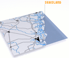 3d view of Sea Island