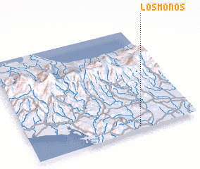 3d view of Los Monos