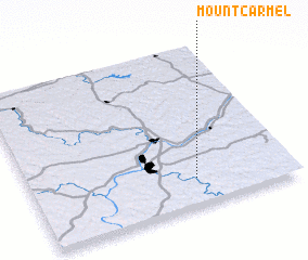 3d view of Mount Carmel