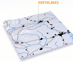 3d view of North Lakes