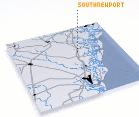 3d view of South Newport