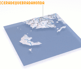 3d view of Cabecera de Quebrada Honda