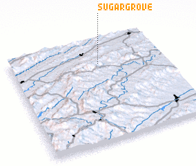 3d view of Sugar Grove