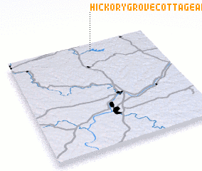 3d view of Hickory Grove Cottage Area