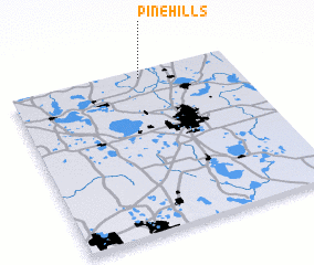 3d view of Pine Hills