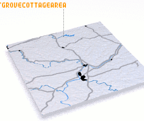 3d view of Chestnut Grove Cottage Area