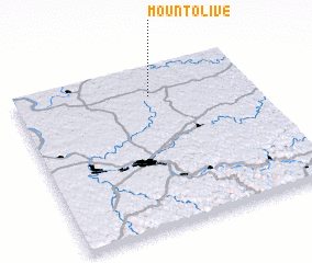 3d view of Mount Olive