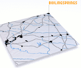 3d view of Boiling Springs