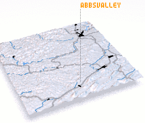 3d view of Abbs Valley