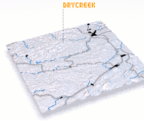 3d view of Dry Creek