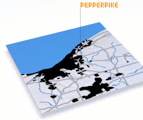 3d view of Pepper Pike