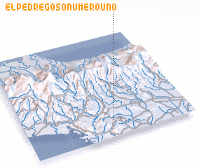 3d view of El Pedregoso Número Uno