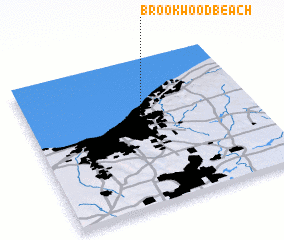 3d view of Brookwood Beach