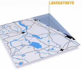 3d view of Lake Kathryn